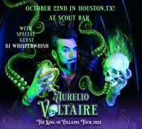 Aurelio Voltaire in Houston, TX at Scout Bar