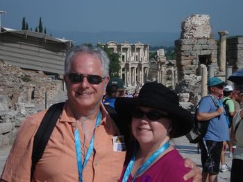 In front of the Library Ephesus, Turkey
