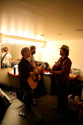 backstage, canal room
