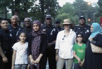 National Night Out 2017 With our officers and residents.
