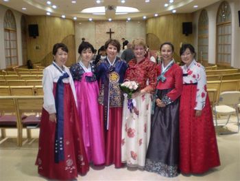 After recital at Community of Christ in Seoul, South Korea, 2009
