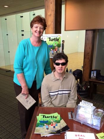 Nick & Kathy book signing @ Harbor Square Athletic Club (Sept 2014)
