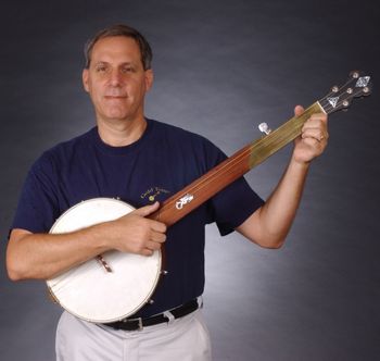 Chuck Levy with Custom Ken Bloom 6-String Fretless Banjo

