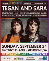 VA Pride Fest Opening for Tegan and Sara 