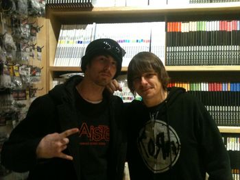 with Ray Luzier @ Vic's Drum Shop Chicago
