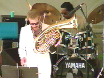 lint/King Cobra Jazz Festival - August 1994 (30): Brad, George Davidson
