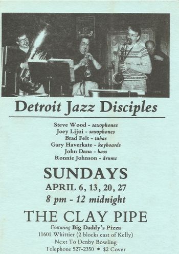 Detroit Jazz Disciples @ The Clay Pipe - Early 1986 (2)
