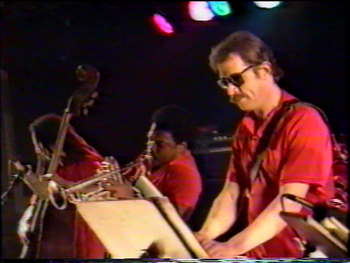 Kenn Cox Guerilla Jam Band - Moers, Germany - 1990 (2): Jaribu Shahid, Rayse Biggs, Brad
