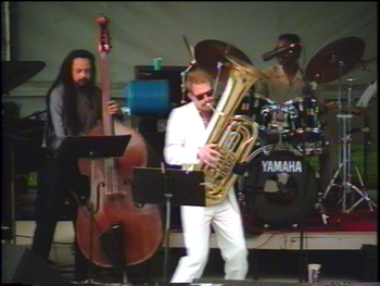Flint/King Cobra Jazz Festival - August 1994 (7): Jaribu Shahid, Brad, George Davidson

