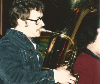 Detroit Jazz Disciples @ The Clay Pipe - Early 1986 (9): Brad, Joe Lijoi (Partially Hidden)
