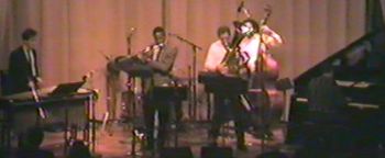 The Tuba Rules! @ DIA - April 1990 (33): Rob Pipho, Danny Spencer (Hidden), James Carter, Brad, Jaribu Shahid, Kenn Cox
