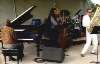 Flint/King Cobra Jazz Festival - August 1994 (50): Kenn Cox,  Jaribu Shahid, George Davidson (Hidden), Jaribu Shahid, Brad
