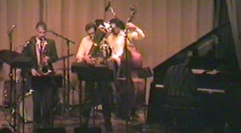 The Tuba Rules! @ DIA - April 1990 (19): Danny Spencer (Hidden), Steve Wood, Brad, Jaribu Shahid, Kenn Cox
