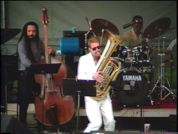 Flint/King Cobra Jazz Festival - August 1994 (8): Jaribu Shahid, Brad, George Davidson
