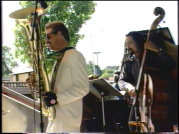 Flint/King Cobra Jazz Festival - August 1994 (47): Brad, Jaribu Shahid

