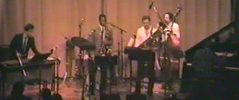 The Tuba Rules! @ DIA - April 1990 (27): Rob Pipho, Danny Spencer (Hidden), James Carter, Brad, Jaribu Shahid, Kenn Cox
