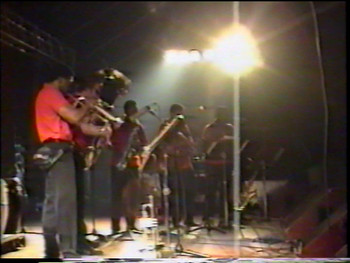 Kenn Cox Guerilla Jam Band - Moers, Germany - 1990 (34): Rayse Biggs, Brad, Phil Lasley, Philip Cox, Vincent Bowens