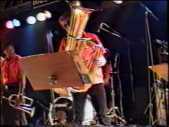 Kenn Cox Guerilla Jam Band - Moers, Germany - 1990 (9): Rayse Biggs, Brad
