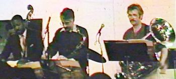 Sextet @ Paradigm Center - January 1988 (7): Jaribu Shahid, Vincent Bowens, Steve Wood, Brad
