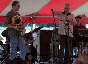 Michigan Jazz Festival (With Steve Wood) - 2011 (6): Brad, Steve Wood, Duncan McMillan
