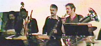 Sextet @ Paradigm Center - January 1988 (5): Jaribu Shahid, Vincent Bowens, Steve Wood, Brad
