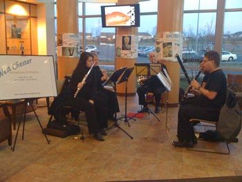 WCSO Woodwind Quintet at Luxottica in Mason March 2010
