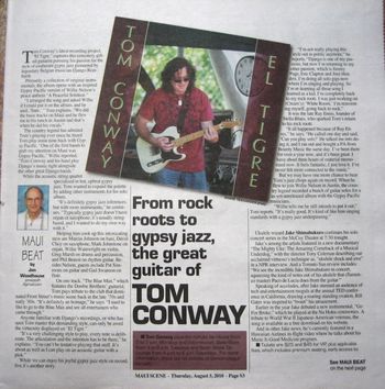 Maui News article Aug 5, 2010
