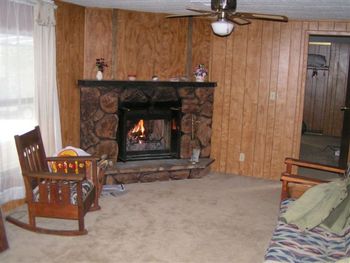 Tijeras, N.M. cozy fireplace
