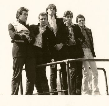 Speedos at Hammersmith Bridge 1981
