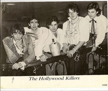 Jim/Neil Aplin/Lino Robinson/Paul Tulley/Duncan Reid Backstage at Royal Lancaster Hotel 1983
