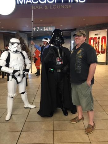 Darth Vader Stormtrooper and Rob
