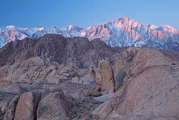 MT. WHITNEY IN THE SIERRA NEVADA MOUNTAINS
