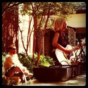 with Darren Morrison at FCC Courtyard Concert May 2011
