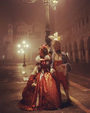 Kathy Jonkers & Randall MacDonald Piazza San Marco Carnevale Venice 2019
