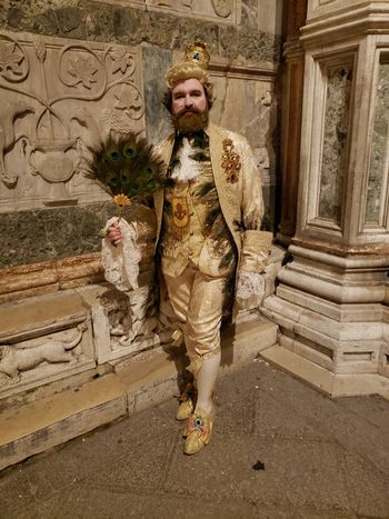 Randall MacDonald outfit for Il Ballo del Doges February 22, 2020
