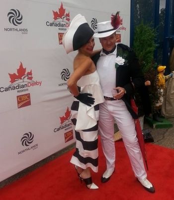 Red Carpet Style with Laura Dreger at the 86th Annual Canadian Derby August 15, 2015
