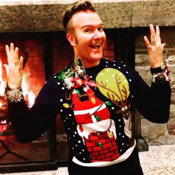 An Ugly Christmas Sweater party at Christmas in November at the Fairmont Jasper Park Lodge November, 2015
