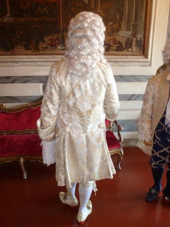 Randall MacDonald - detail of back of coat, Palazzo Albrizzi
