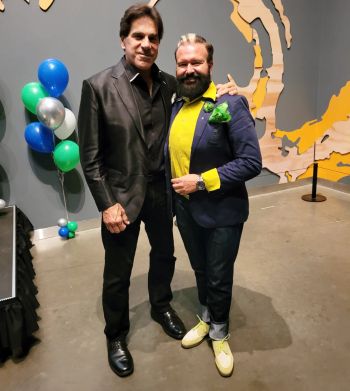 Hanging with Lou Ferrigno

