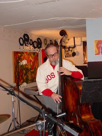 Ken Steiner on upright bass for "Didn't Last Long Did It?"
