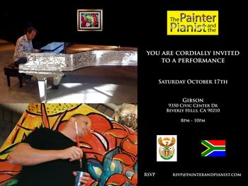 Invitation to Mark's show 'The Painter & The Pianist'
