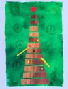 "Marimba Christmas" (Set of 4 Blank Cards)