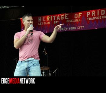 Performing at NYC Pride - June 20, 2011
