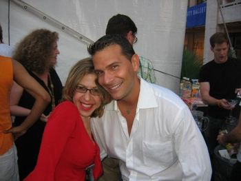 With Jackie Hoffman at the 2007 HX Magazine Awards
