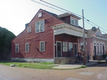 Jelly Roll Morton's boyhood home in New Orleans
