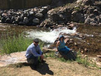 Jesse Maclaine & Ryan Elwood in Jamestown, Colorado (photo credit: Charles Gammill)