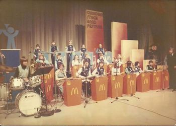 WRHS Band Toronto This photo was taken in Toronto in 1975 at the Canadian Stage Band Festival.  We won top honours!
