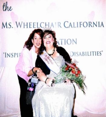 Guest Voc STEFANA w/ the Beautiful, Inspiring Ms Wheelchair CA 2012 Pageant Winner, MARY ZENDEJAS
