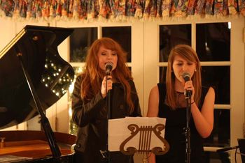 Performing "I'll Be Home For Christmas" Shelly Scarr & Kelsie Hamilon
