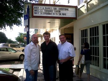 Outside the Lyric Theatre in Stuart, FL, just prior to our "A Dance for Everyone" performance.

